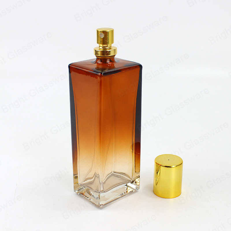 Luxury Square Glass Perfume Bottle For Skincare